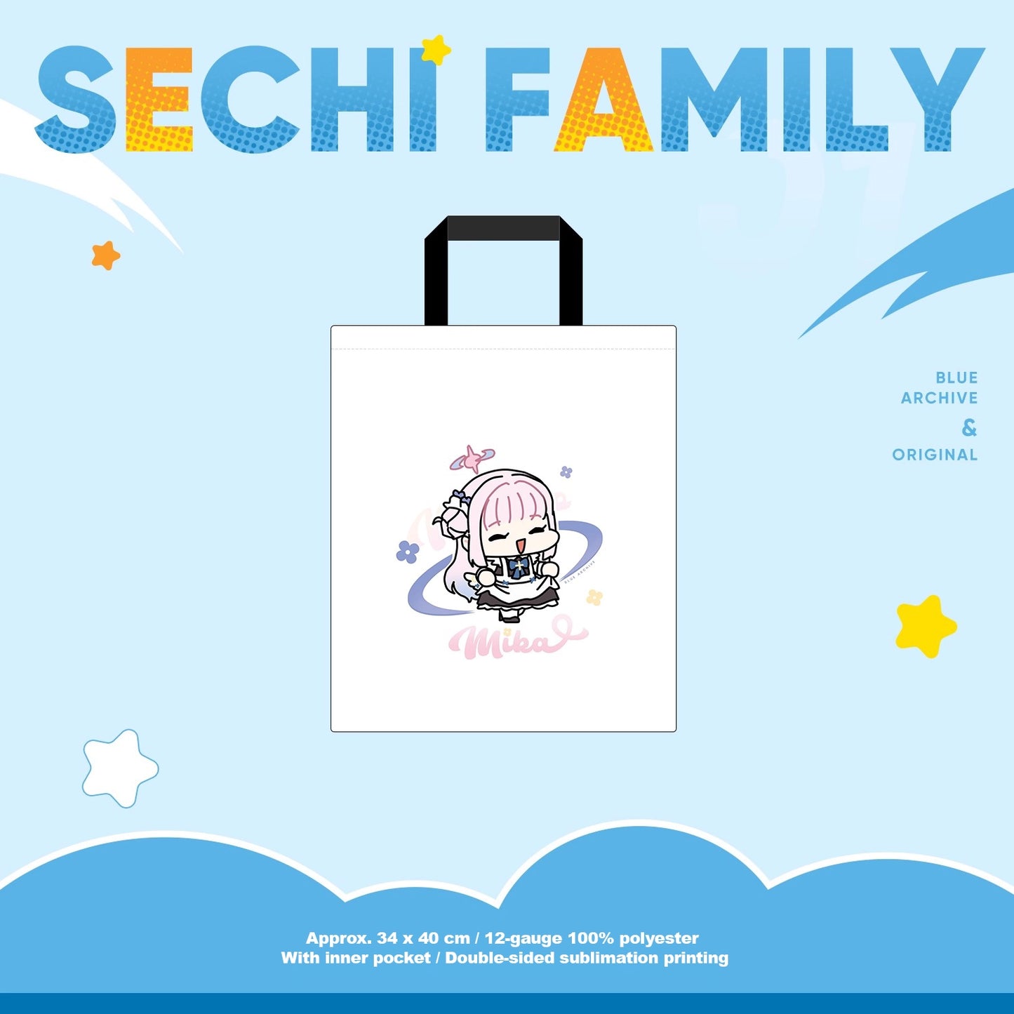 Blue Archive Doujin Mika Tote Bag | Art by Sechi