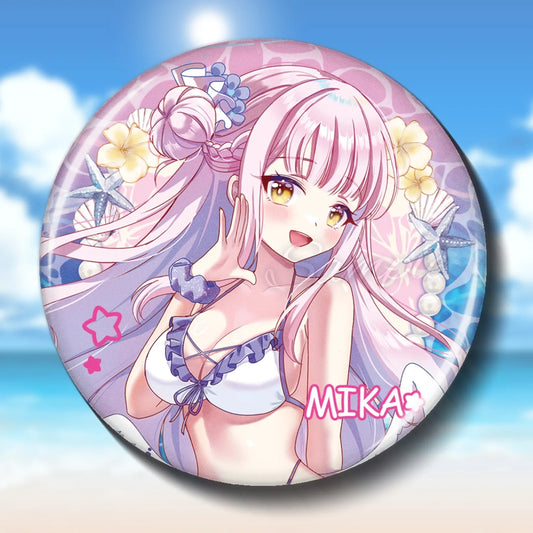 Blue Archive Swimsuit Party Badge | Art by Mio