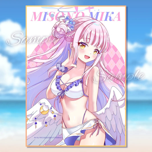 Blue Archive Swimsuit Illustration Board | Art by Mio