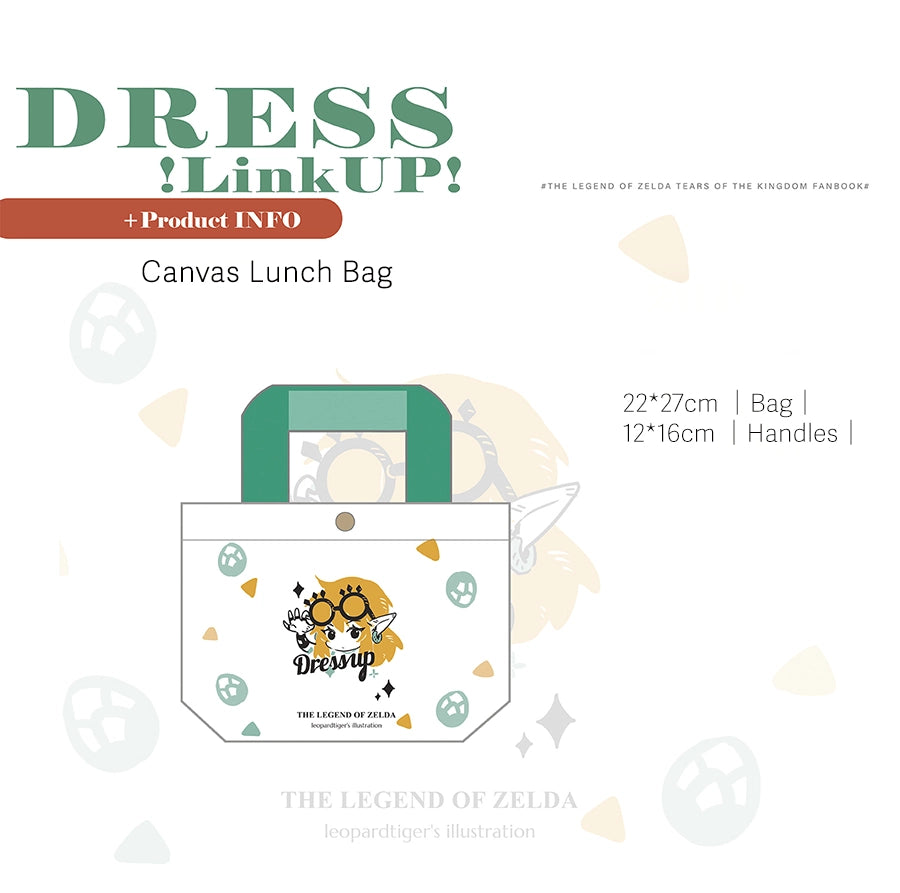 The Legend of Zelda: Tears of the Kingdom Doujin Link Bag | Art by Leopardtiger
