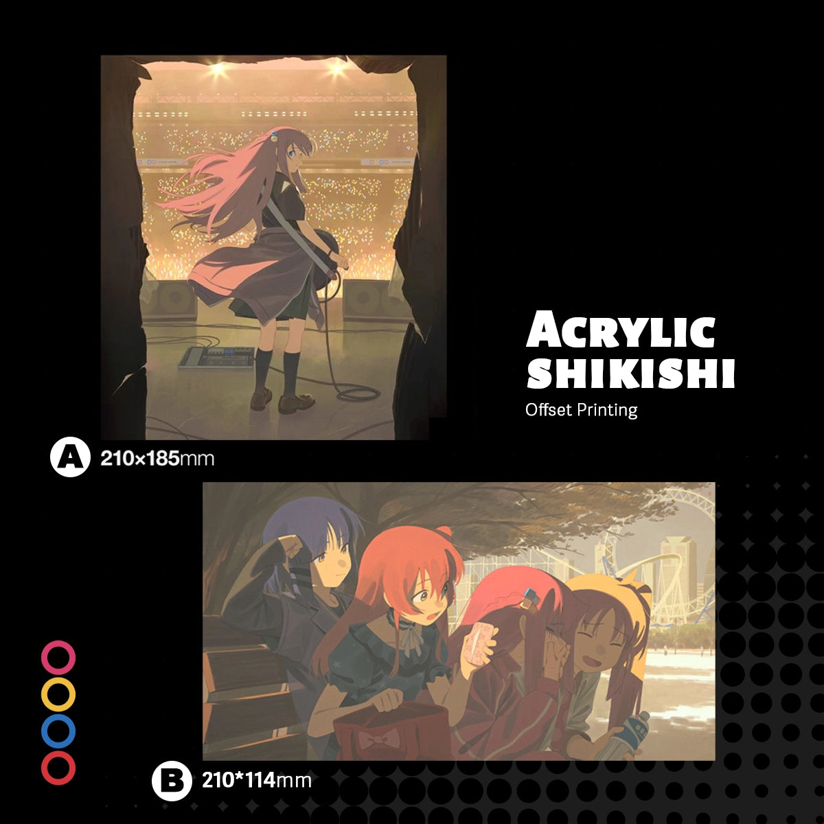 Bocchi the Rock! Acrylic Shikishi | Art by Jiankun Yu