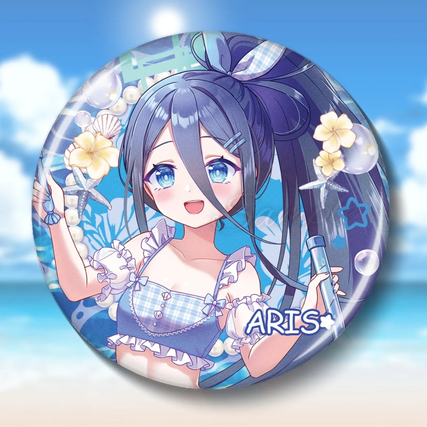 Blue Archive Swimsuit Party Badge | Art by Mio