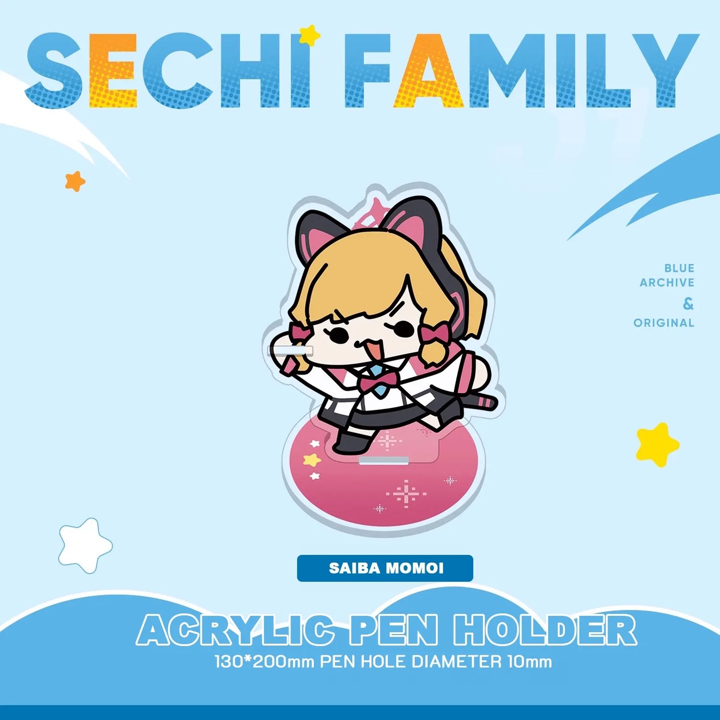 Blue Archive Doujin Pen Holder | Art by Sechi