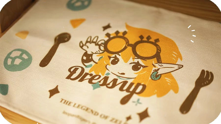 The Legend of Zelda: Tears of the Kingdom Doujin Link Placemat | Art by Leopardtiger