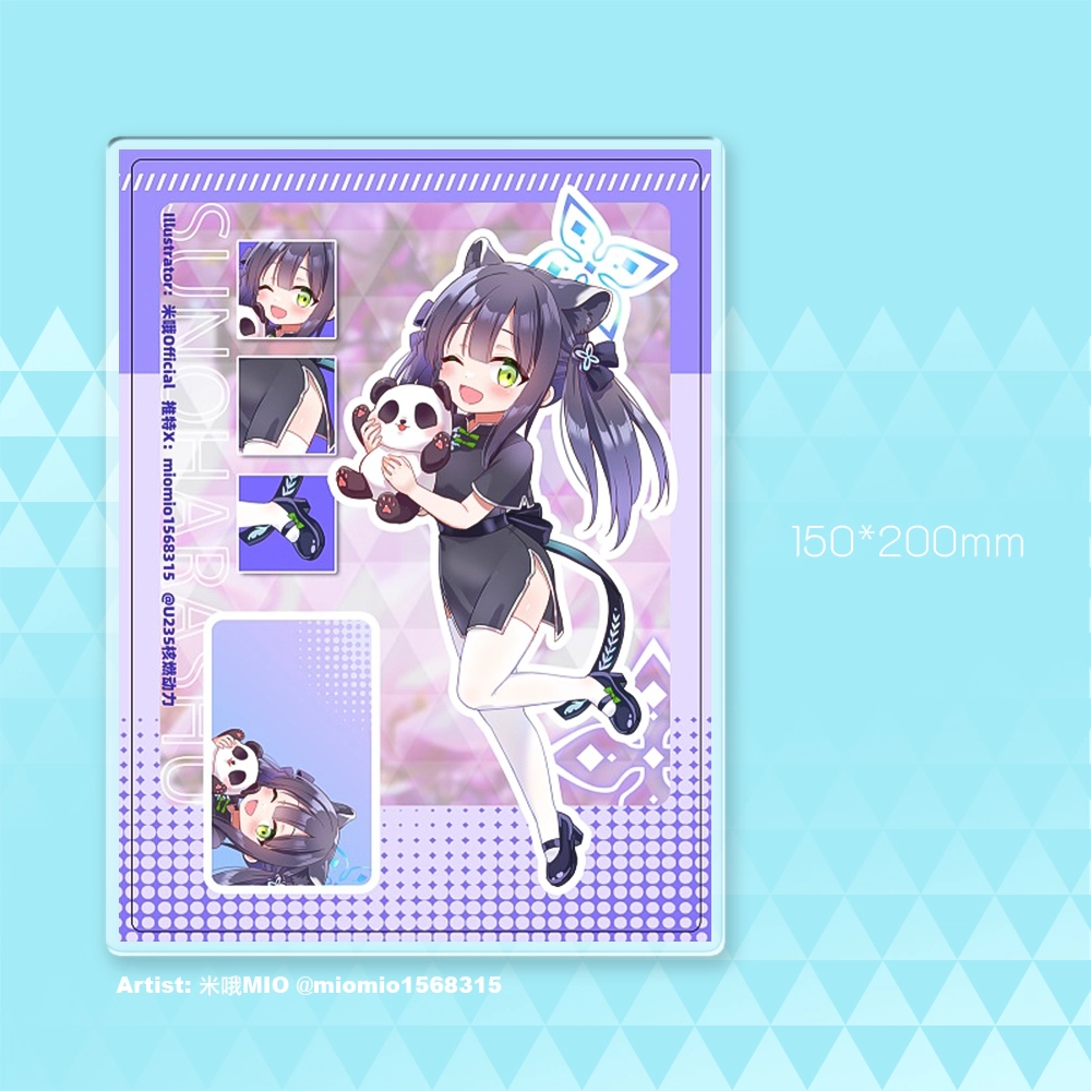 Blue Archive Acrylic Character Stand Set | Art by Mio, 櫻野露
