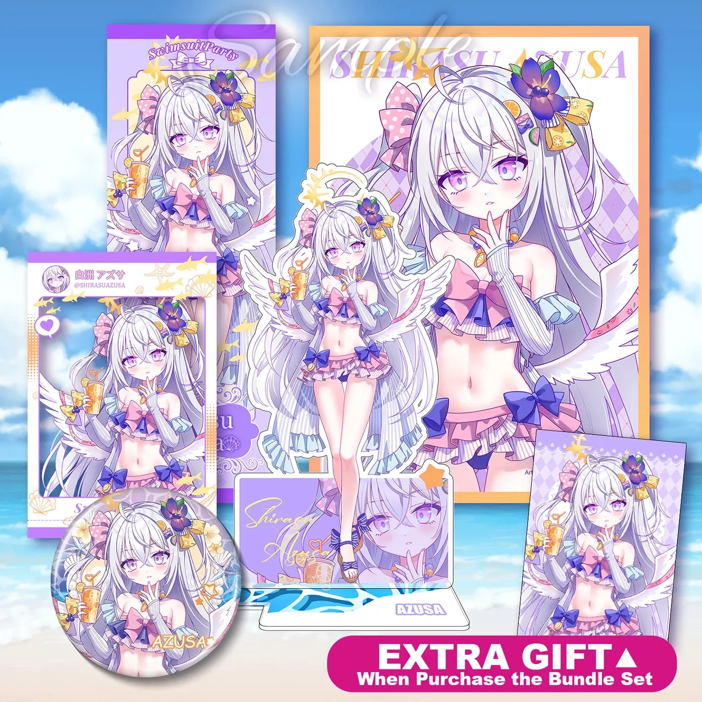 Blue Archive Swimsuit Set | Art by Mio