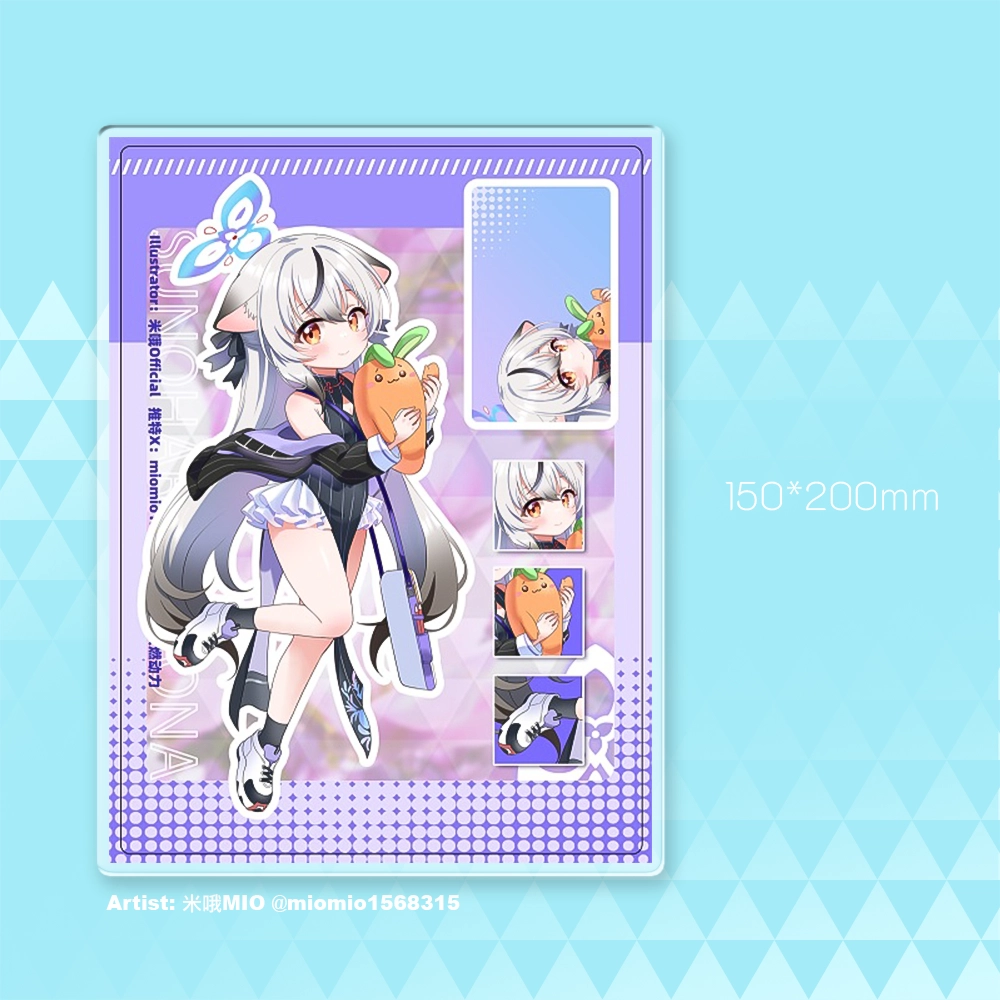 Blue Archive Acrylic Character Stand Set | Art by Mio, 櫻野露