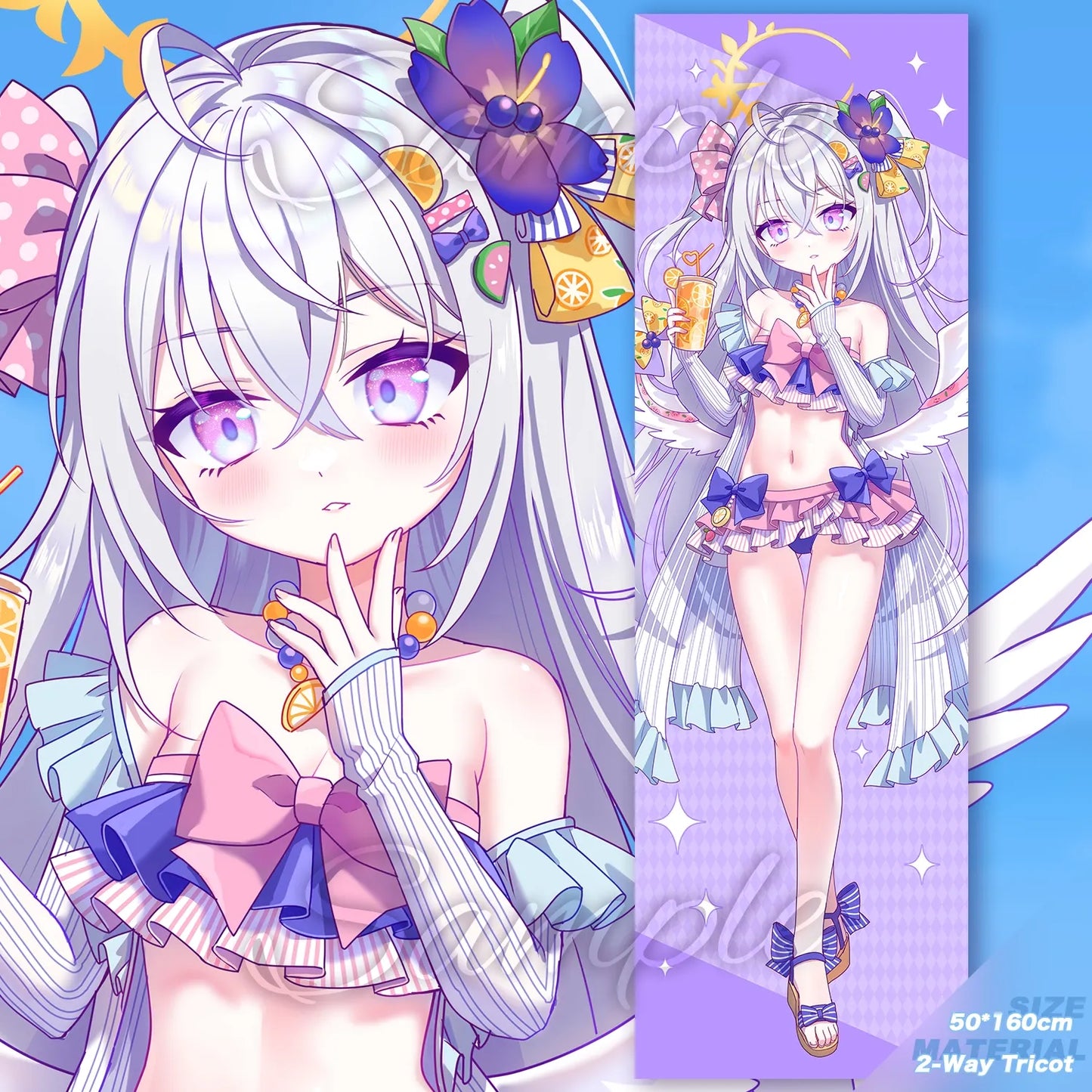 Blue Archive Swimsuit Party Dakimakura | Art by Mio