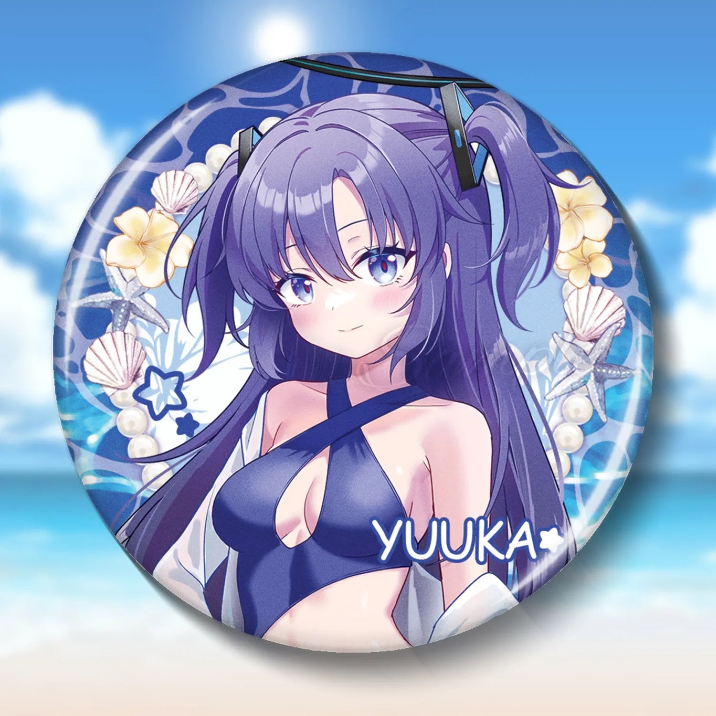 Blue Archive Swimsuit Party Badge | Art by Mio