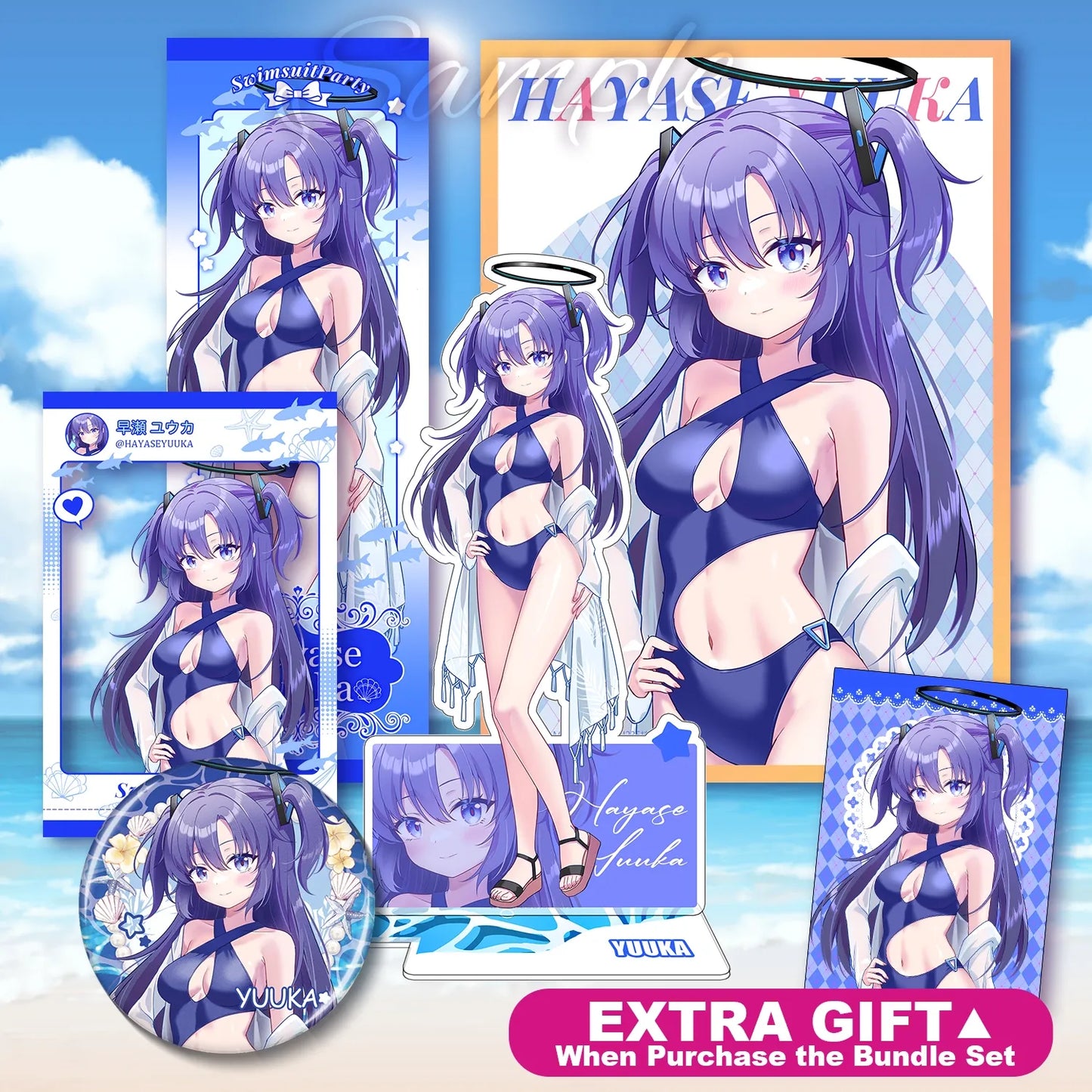 Blue Archive Swimsuit Set | Art by Mio
