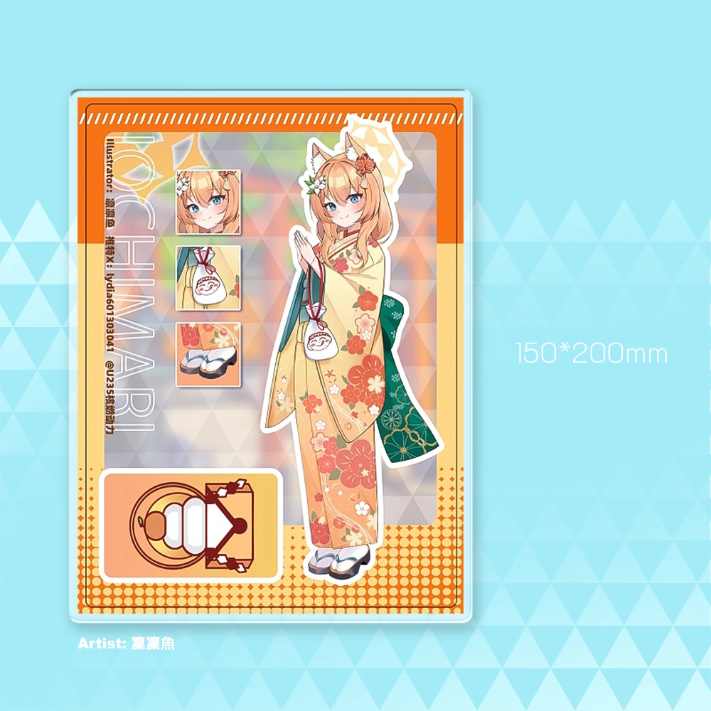Blue Archive Acrylic Character Stand Set | Art by Mio, 櫻野露