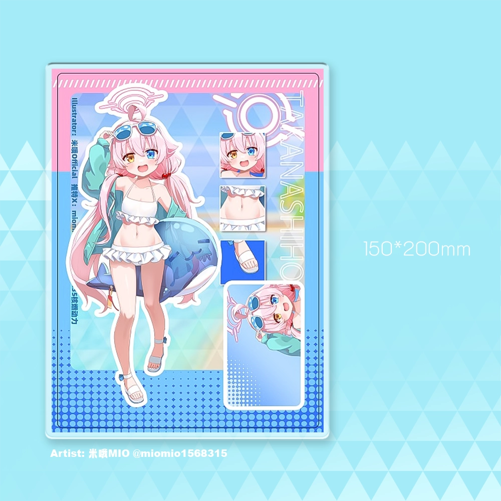 Blue Archive Acrylic Character Stand Set | Art by Mio, 櫻野露