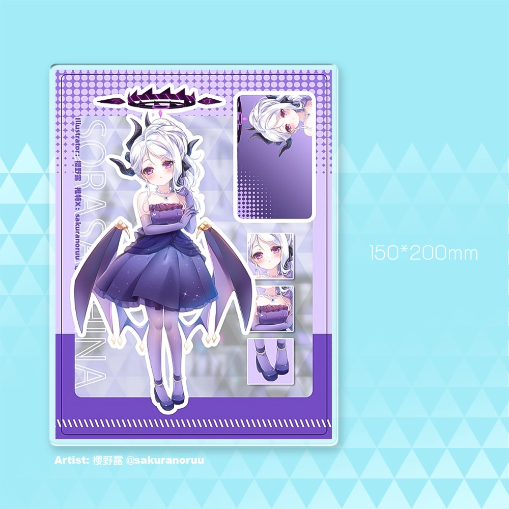 Blue Archive Acrylic Character Stand Set | Art by Mio, 櫻野露