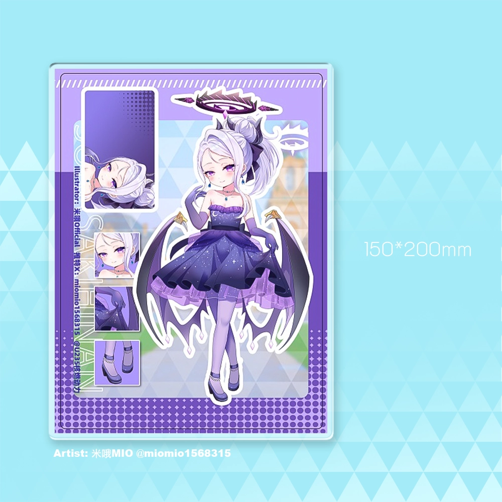 Blue Archive Acrylic Character Stand Set | Art by Mio, 櫻野露