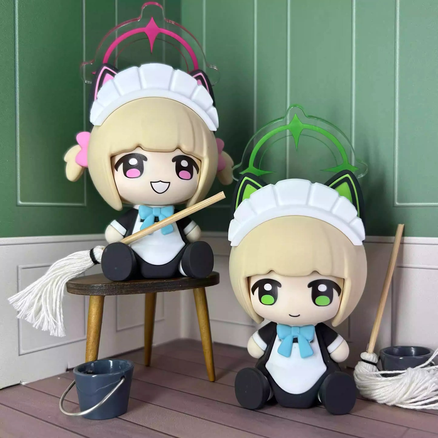 Blue Archive Doujin Chibi Figures | Art by Mio