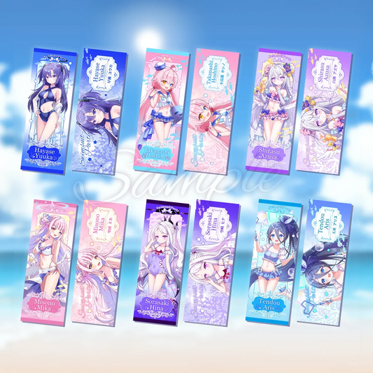 Blue Archive Swimsuit Party Holographic Ticket | Art by Mio