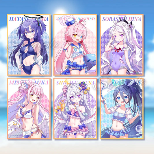 Blue Archive Swimsuit Illustration Board | Art by Mio