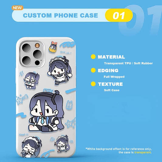 Blue Archive Doujin Aris iPhone Case | Art by Sechi