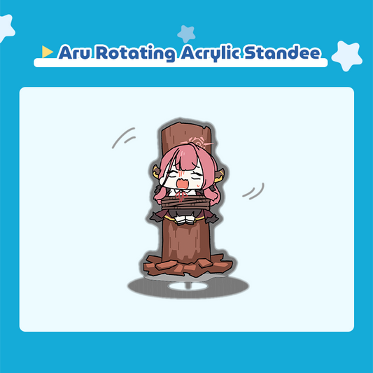 Blue Archive Aru Rotating Acrylic Standee | Art by Sechi