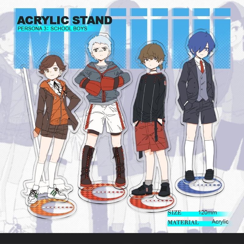 Persona 3 Doujin Theme「School Boys」Acrylic Stand | Art by MKiiiiii