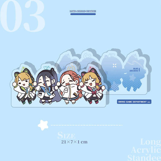 Blue Archive Doujin Long Acrylic Standee | Art by Sechi