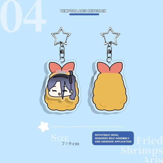 Blue Archive Doujin Tempura Aris Keychain | Art by Sechi