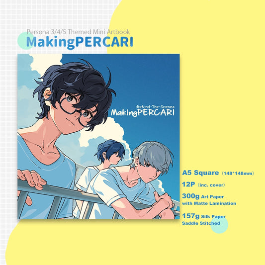 Persona 3/4/5「MakingPERCARI!」Doujin Mini Artook | Art by BreadGunn