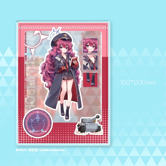 Blue Archive Acrylic Character Stand Set | Art by Mio, 櫻野露