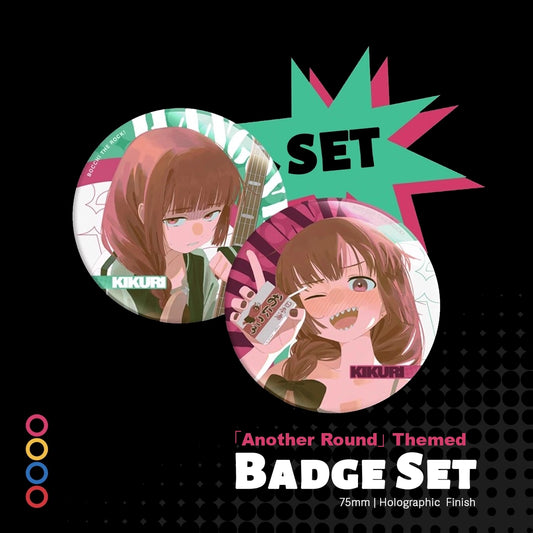 Bocchi the Rock!「Another Round」Themed Badge Set | Art by Jiankun Yu