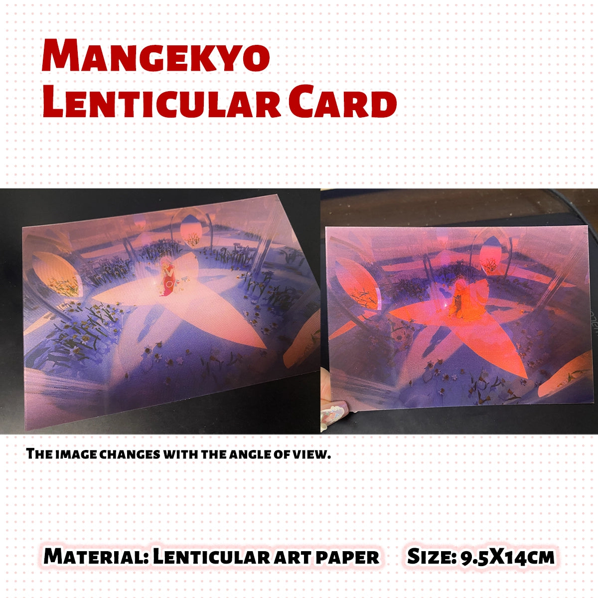 NARUTO Mangekyo Lenticular Card | Art by リリ