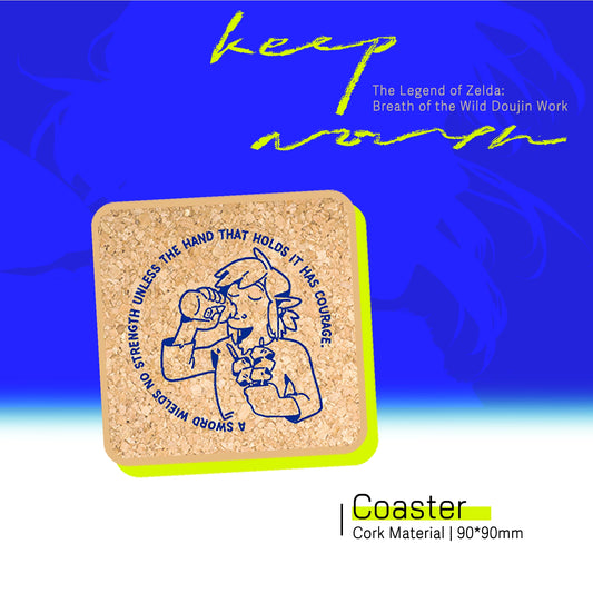 ゼルダの伝説 ブレス オブ ザ ワイルド「北を守れ」テーマコースター | アート：LIP