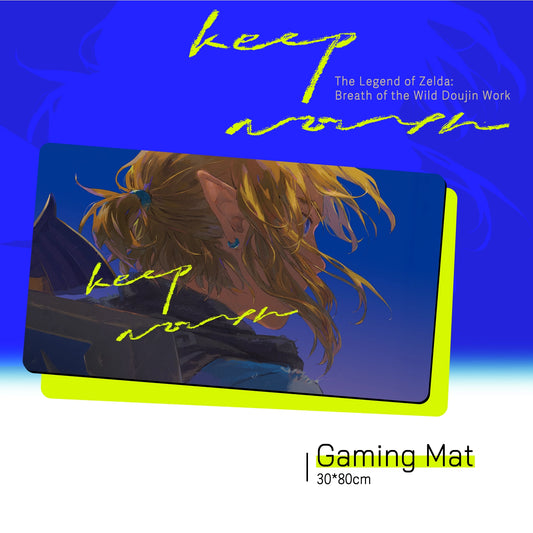 ゼルダの伝説 ブレス オブ ザ ワイルド「北を守れ」をテーマにしたゲームマット | アート：LIP