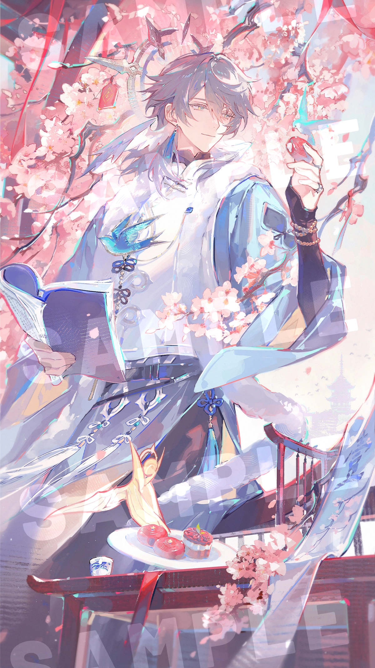 Honkai: Star Rail Sakura Sunday Print | Art by 人間失聯