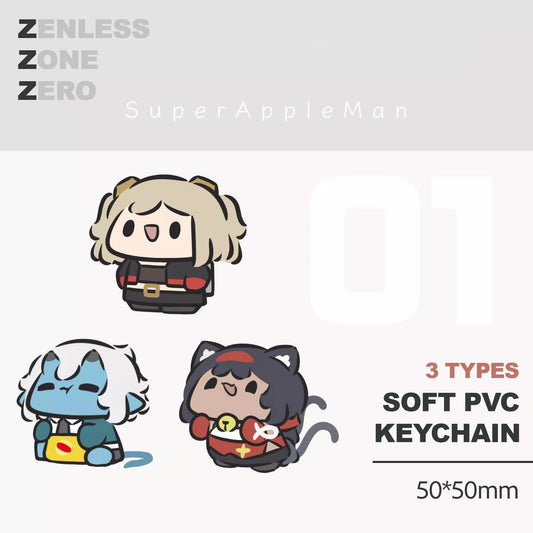 Zenless Zone Zero Doujin Soft PVC Keychain | Art by SuperAppleMan🍎