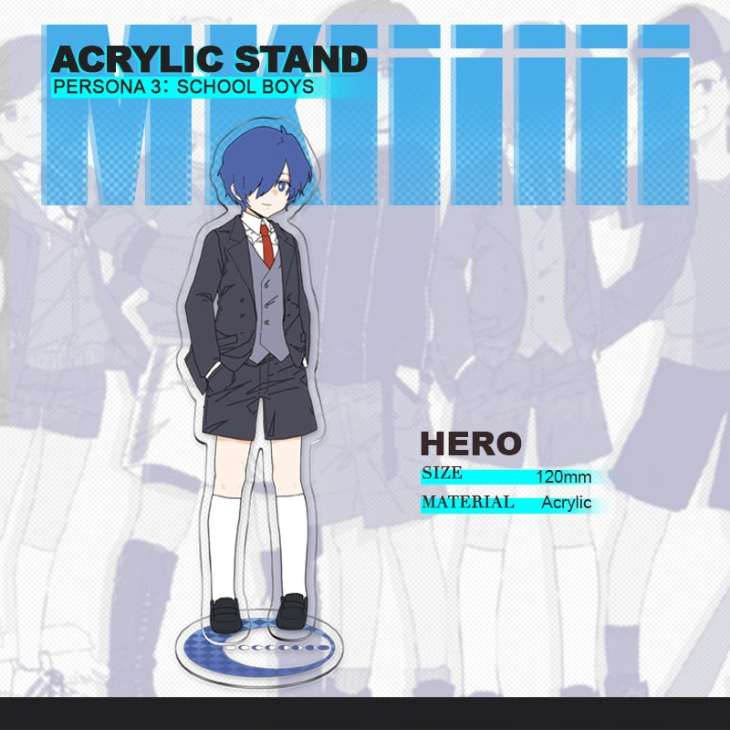Persona 3 Doujin Theme「School Boys」Acrylic Stand | Art by MKiiiiii