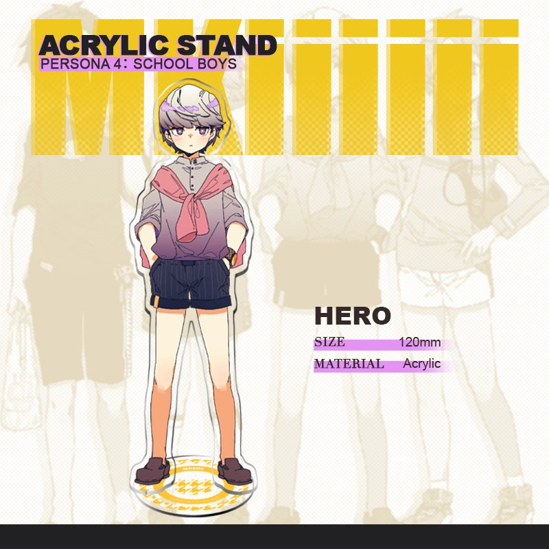 Persona 4 Doujin Theme「School Boys」Acrylic Stand | Art by MKiiiiii
