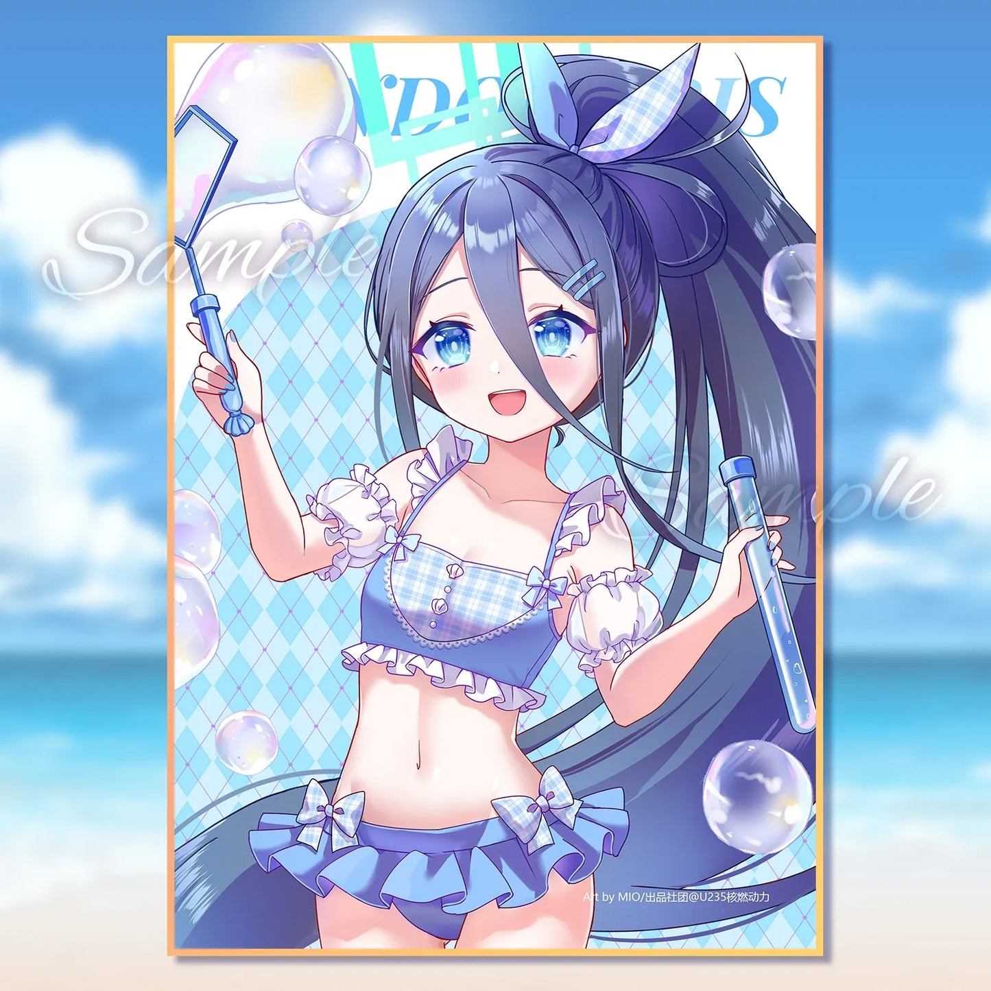 Blue Archive Swimsuit Illustration Board | Art by Mio
