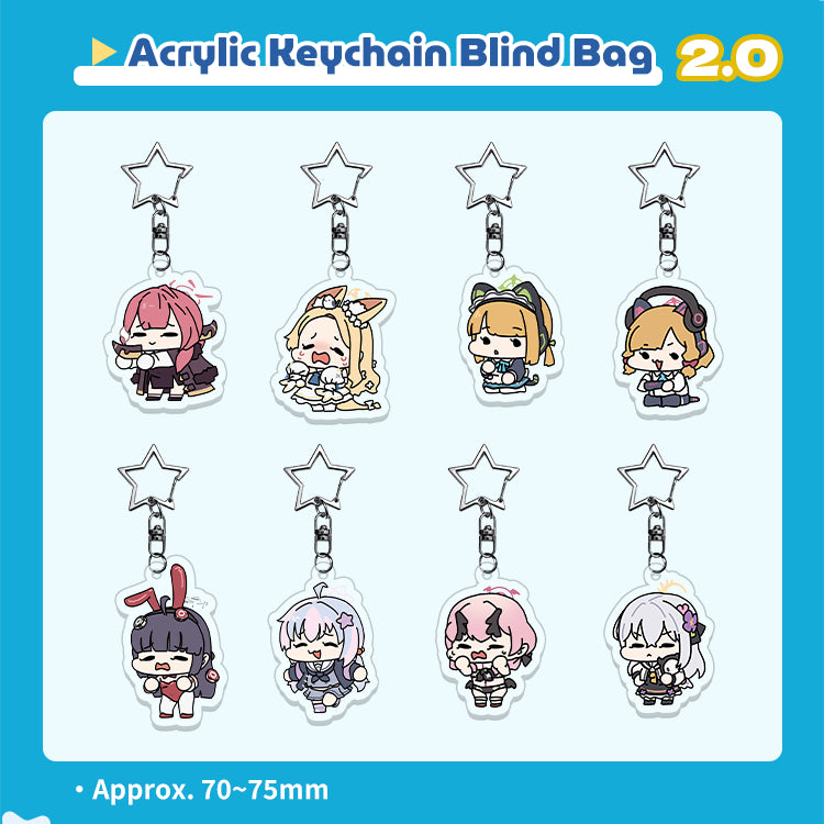 Blue Archive Acrylic Keychain Blind Bag | Art by Sechi