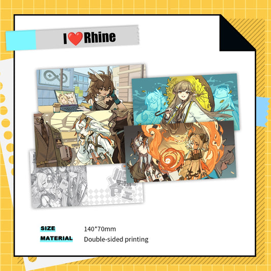 Arknights「Grab! Clean the Cafeteria!」Postcard Set | Art by BreadGunn