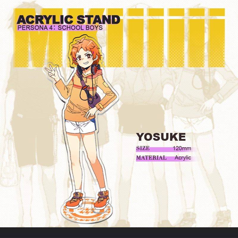 Persona 4 Doujin Theme「School Boys」Acrylic Stand | Art by MKiiiiii