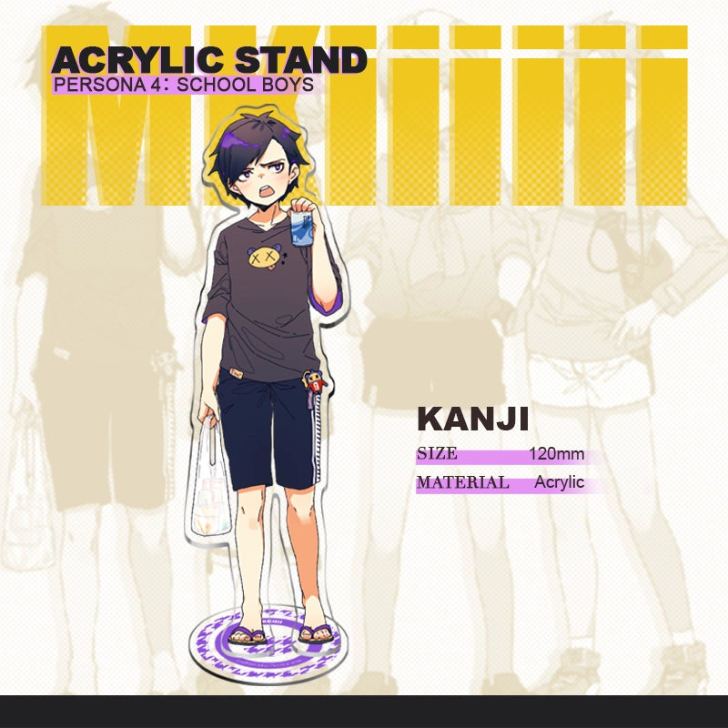 Persona 4 Doujin Theme「School Boys」Acrylic Stand | Art by MKiiiiii