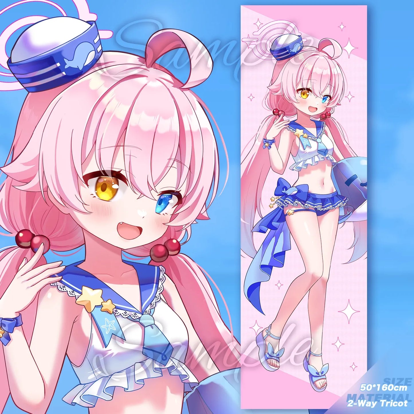 Blue Archive Swimsuit Party Dakimakura | Art by Mio